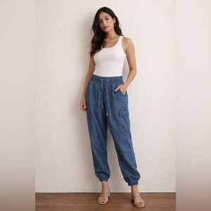 Nine West Blue Cargo Pants